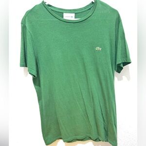 Lacoste 
Green t-shirt
Medium